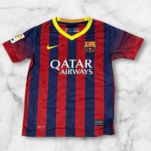 Nike Kids FCB Barcelona Jersey - Red and Blue